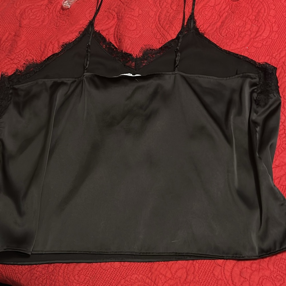 Black lace camisole size 2X - Picture 4 of 6